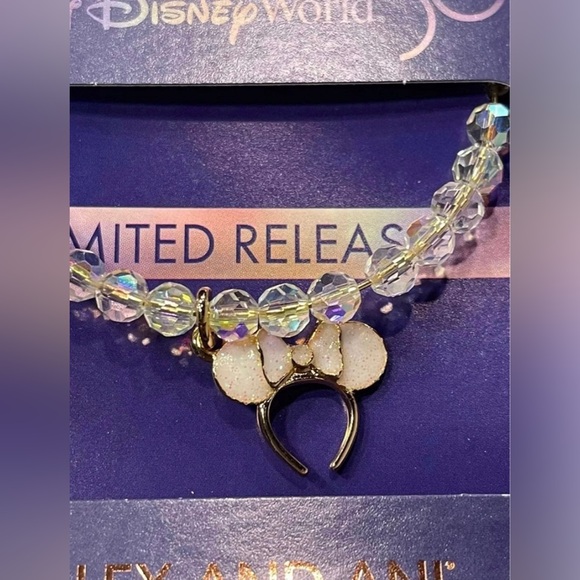 Disney Minnie Ear Headband with Beads Bangle by Alex and Ani - Picture 1 of 6